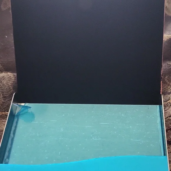 Posh Boss Pink Card Holder inside velvet gorgeous 😍 💖 light pink silver script - Picture 3 of 4